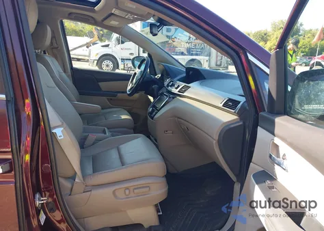 2014 Honda Odyssey Ex-L from USA, damaged, VIN 5FNRL5H65EB077816